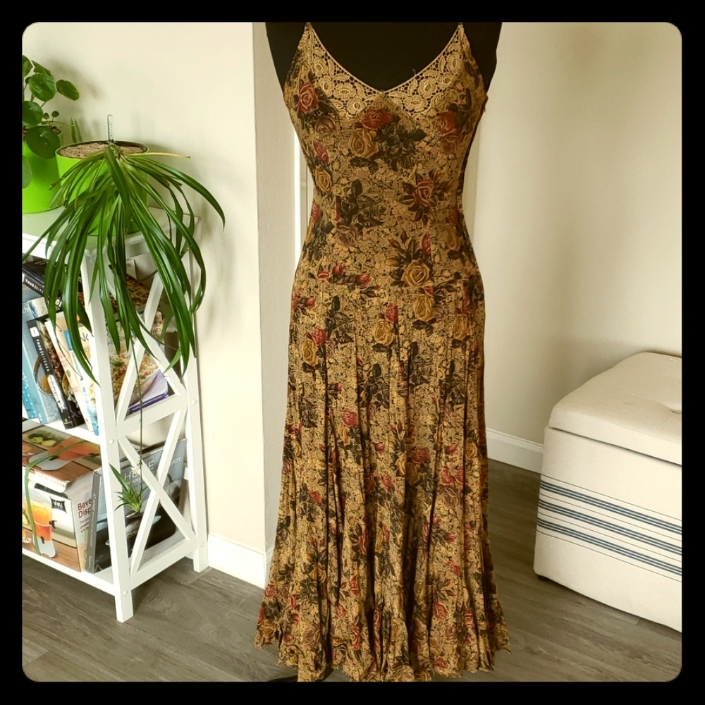 Vintage prairie dress M